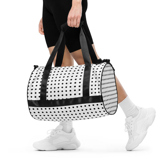 Spotted White - gym bag